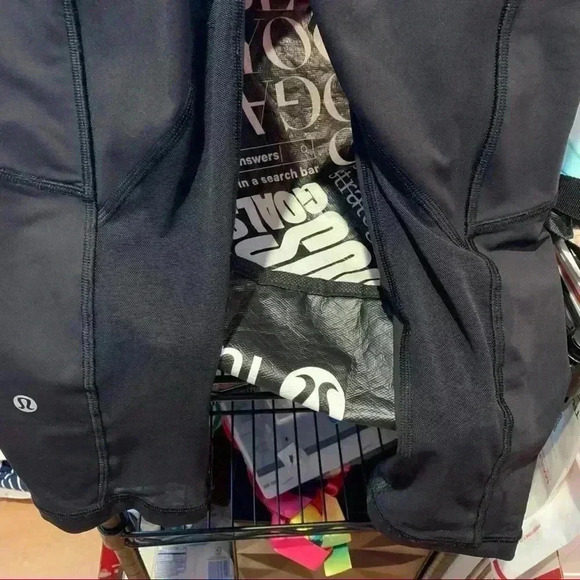 Lululemon Black Capris Side Pockets - Picture 8 of 11